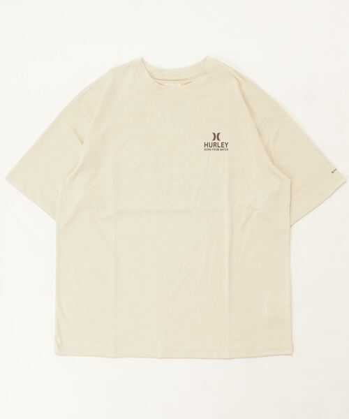 Hurley （ハーレー）の「Hurley/ハーレー ラッシュガード ラッシュTシャツ/ルーズシルエット バックプリント/UVカット 吸汗速乾 MSS2310028（ラッシュガード・メンズ・ベージュ/ホワイト/ブラック・M/XL/L）」の16枚目の写真