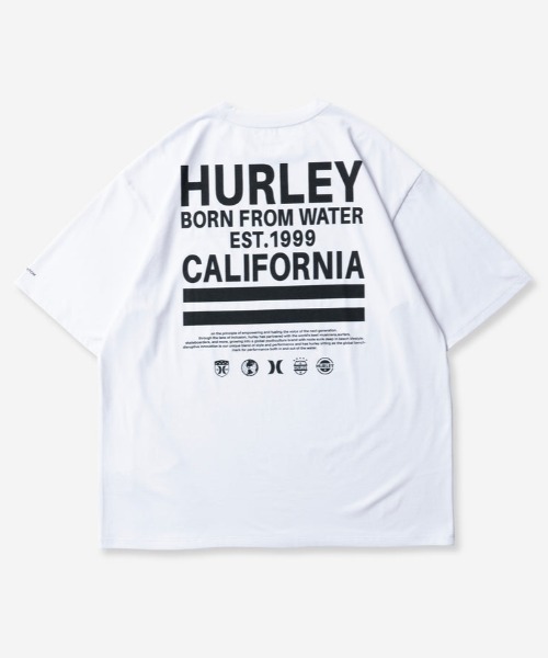 Hurley （ハーレー）の「Hurley/ハーレー ラッシュガード ラッシュTシャツ/ルーズシルエット バックプリント/UVカット 吸汗速乾 MSS2310028（ラッシュガード・メンズ・ベージュ/ホワイト/ブラック・M/XL/L）」の17枚目の写真