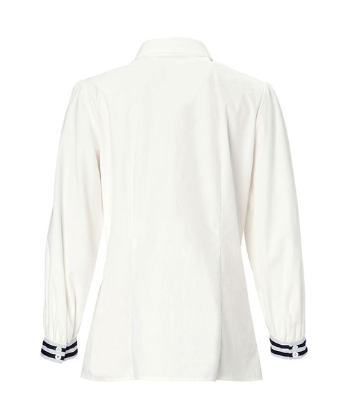 BORDERS at BALCONY / ボーダーズアットバルコニー】PLAIN PUFF SHIRT