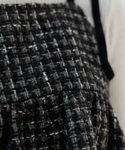 flower（フラワー）の「スイートツイードビスチェ（キャミソール・レディース・ホワイト/ブラック・FREE）」の12枚目の写真