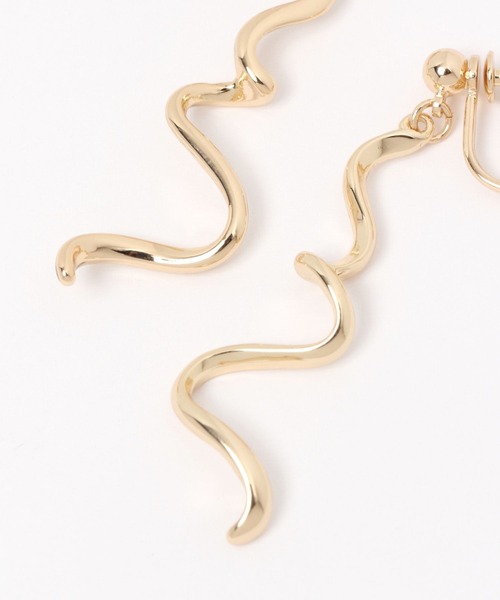 LEPSIM(レプシィム)の「アソートデザインイヤリング 183267(イヤリング・レディース・ベージュ/ベージュ系その他/グレー・ONE SIZE)」の5枚目の写真