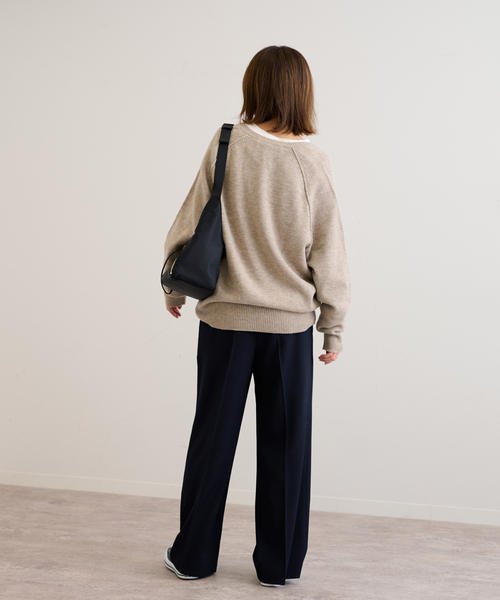 FRAMeWORK(フレームワーク)の「ヴィンテージギャバワイドパンツ(その他パンツ・レディース・ネイビー/ダークブルー・38/36)」の11枚目の写真