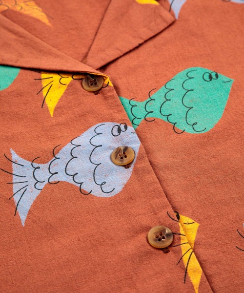 BOBO CHOSES 魚柄セットアップ　2-3y 98cm BOBO CHOSES 魚柄セットアップ 2-3y 98cm