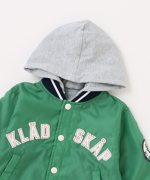 kladskap（クレードスコープ）の「★リバーシブルスタジャン（スタジャン・キッズ・グリーン/ネイビー・120cm/110cm/100cm/90cm/130cm）」の11枚目の写真