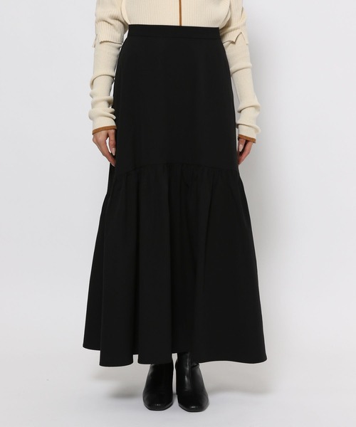 LOWRYS FARM（ローリーズファーム）の「ラウンドティアードスカート　177924（スカート・レディース・ブラック/アイボリー/ホワイト系その他/ブルー・FREE）」の18枚目の写真