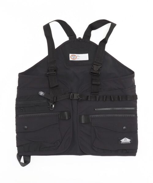 grn（ジーアールエヌ）の「【grn GENERAL LIFE/ジーアールエヌジェネラルライフ】TOOLBOX STYLE VEST ツールボックススタイルベスト（ベスト・メンズ・インディゴブルー/ベージュ/ブラック・L/M）」の6枚目の写真