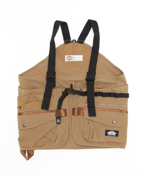 grn（ジーアールエヌ）の「【grn GENERAL LIFE/ジーアールエヌジェネラルライフ】TOOLBOX STYLE VEST ツールボックススタイルベスト（ベスト・メンズ・インディゴブルー/ベージュ/ブラック・L/M）」の7枚目の写真