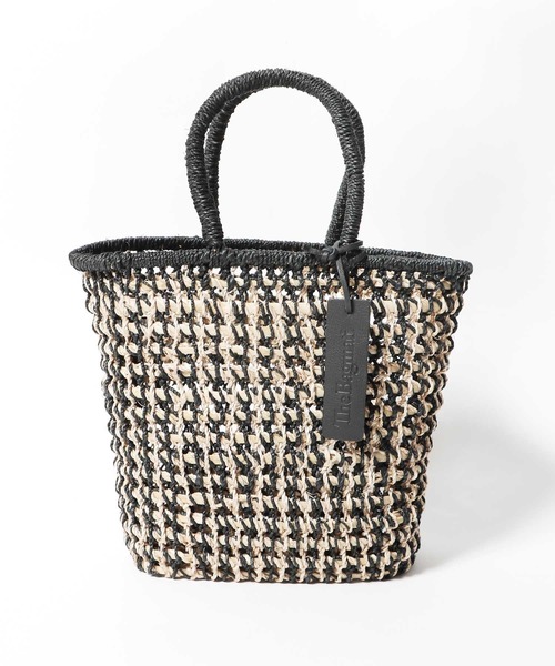 The Bagmati(ザバグマティ)の「The Bagmati/バグマティ 手提げかごバッグ ミニバッグ(ハンドバッグ・メンズ・カーキ系/ブラック系・FREE)」の2枚目の写真