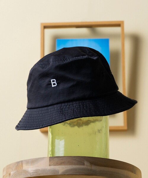 BEAMS HEART(ビームスハート)の「BEAMS HEART / ナイロン バケットハット(キャップ・メンズ・ホワイト/ブラック/ネイビー・ONE SIZE)」の5枚目の写真