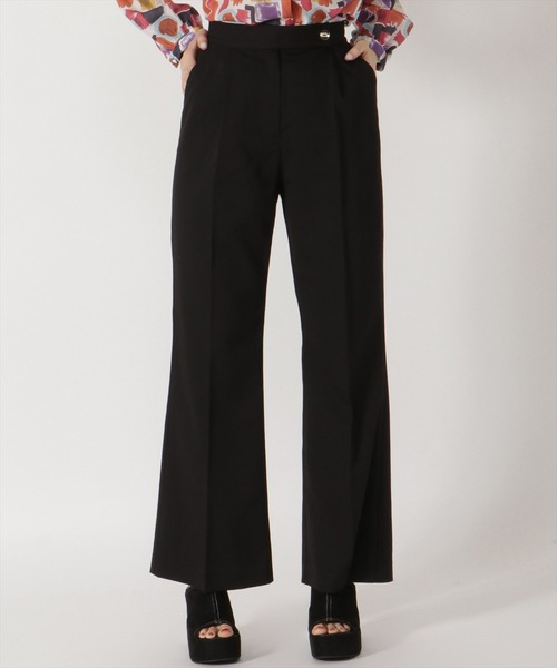 REDYAZEL（レディアゼル）の「センタープレスパンツ（その他パンツ・レディース・ブラック/ラベンダー・SMALL/MEDIUM）」の2枚目の写真