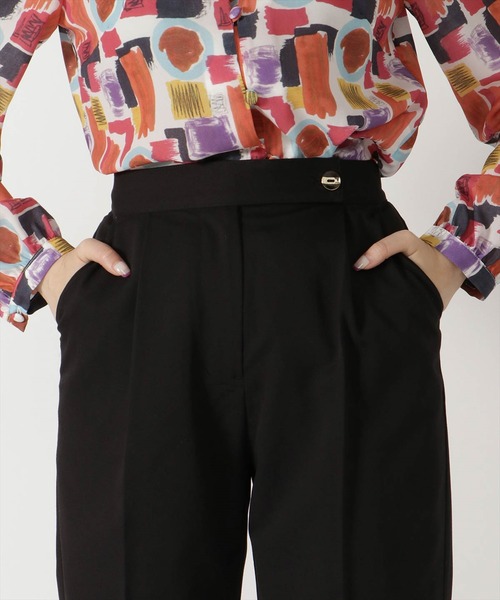 REDYAZEL（レディアゼル）の「センタープレスパンツ（その他パンツ・レディース・ブラック/ラベンダー・SMALL/MEDIUM）」の6枚目の写真