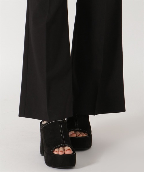 REDYAZEL（レディアゼル）の「センタープレスパンツ（その他パンツ・レディース・ブラック/ラベンダー・SMALL/MEDIUM）」の7枚目の写真