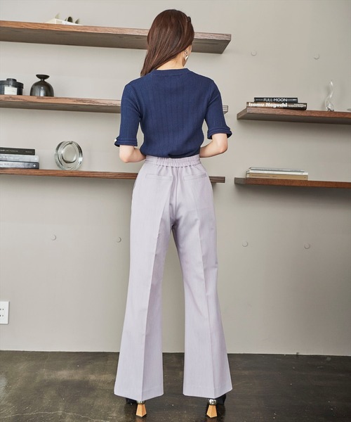 REDYAZEL（レディアゼル）の「センタープレスパンツ（その他パンツ・レディース・ブラック/ラベンダー・SMALL/MEDIUM）」の11枚目の写真