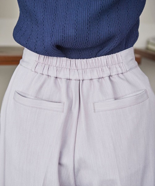 REDYAZEL（レディアゼル）の「センタープレスパンツ（その他パンツ・レディース・ブラック/ラベンダー・SMALL/MEDIUM）」の14枚目の写真