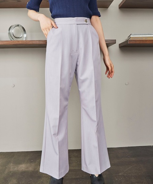 REDYAZEL（レディアゼル）の「センタープレスパンツ（その他パンツ・レディース・ブラック/ラベンダー・SMALL/MEDIUM）」の15枚目の写真