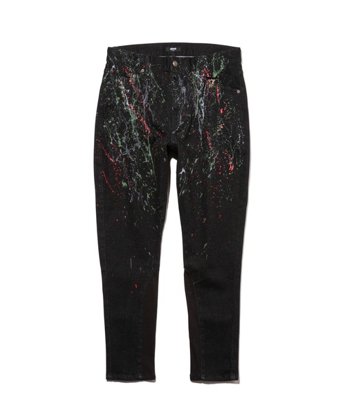 glamb（グラム）の「Clash Paint Poly Pants / クラッシュペイントポリーパンツ（その他パンツ・メンズ・ブラック/インディゴブルー・L/S/M）」の22枚目の写真