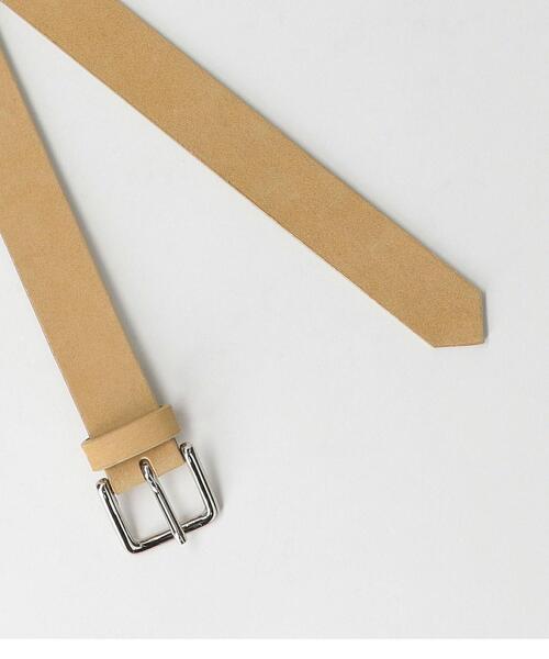 BEAUTY&YOUTH UNITED ARROWS（ビューティーアンドユースユナイテッドアローズ）の「ヌバックレザー ベルト（ベルト・レディース・オフホワイト/ベージュ・FREE）」の5枚目の写真