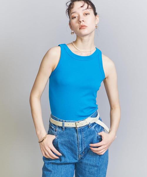 BEAUTY&YOUTH UNITED ARROWS（ビューティーアンドユースユナイテッドアローズ）の「ヌバックレザー ベルト（ベルト・レディース・オフホワイト/ベージュ・FREE）」の7枚目の写真