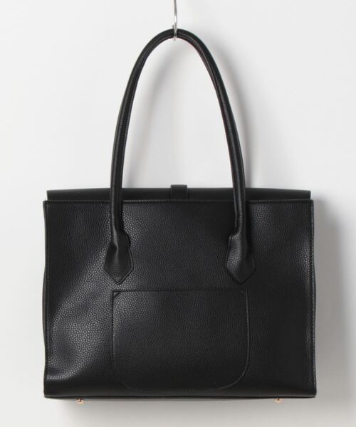LA BAGAGERIE(ラバガジェリー)の「【ドラマ衣装提供商品】フラップA4トートバッグ(トートバッグ・レディース・ライトグレー/グレイッシュベージュ/ブラック・FREE)」の9枚目の写真