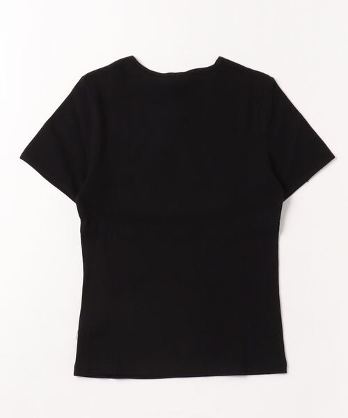 ROLLA'S(ローラス)の「BABY RIB TEE(Tシャツ/カットソー・レディース・ブラック・8/S/10/M/L)」の3枚目の写真