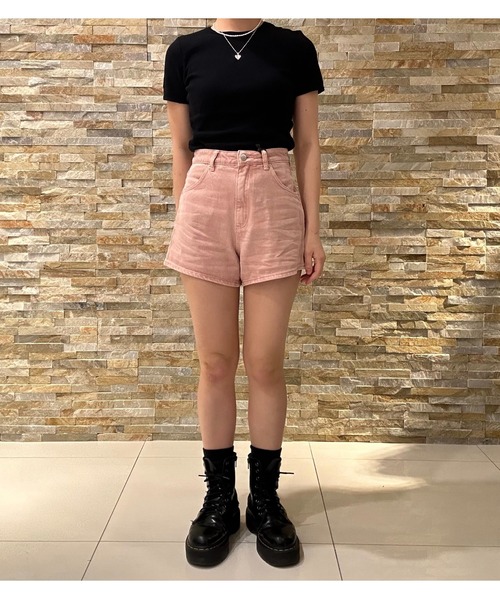 ROLLA'S(ローラス)の「BABY RIB TEE(Tシャツ/カットソー・レディース・ブラック・8/S/10/M/L)」の7枚目の写真