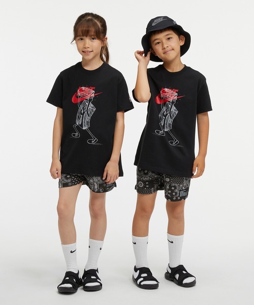 NIKE（ナイキ）の「ナイキ サンレイ アジャスト 6 ジュニアスライド / Nike Sunray Adjust 6 Big Kids' Slides＜23-25cm 展開＞（サンダル・キッズ・ブラック・23/23.5/25/24）」の7枚目の写真