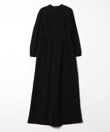 新品未使用❀kaene❀カエン　フォーマルブラックオールインワン　42 XL kaene パンツドレス カーブネックオールインワン「ブラックフォーマル