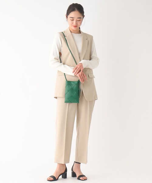 OPAQUE.CLIP（オペークドットクリップ）の「◆≪ヒルナンデス！で紹介≫ メッシュミニショルダーバッグ（ショルダーバッグ・レディース・ピンク系/ブラック/オフホワイト/ダークグリーン・00）」の8枚目の写真