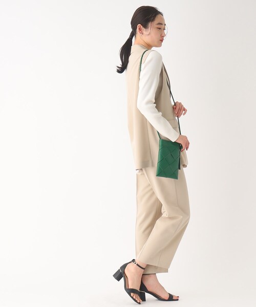 OPAQUE.CLIP（オペークドットクリップ）の「◆≪ヒルナンデス！で紹介≫ メッシュミニショルダーバッグ（ショルダーバッグ・レディース・ピンク系/ブラック/オフホワイト/ダークグリーン・00）」の5枚目の写真