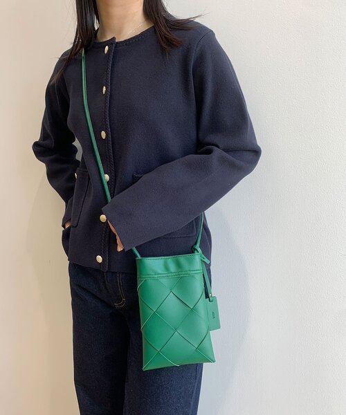 OPAQUE.CLIP（オペークドットクリップ）の「◆≪ヒルナンデス！で紹介≫ メッシュミニショルダーバッグ（ショルダーバッグ・レディース・ピンク系/ブラック/オフホワイト/ダークグリーン・00）」の11枚目の写真