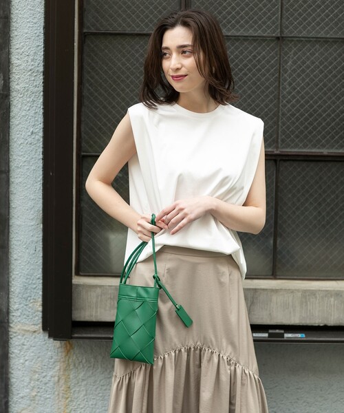 OPAQUE.CLIP（オペークドットクリップ）の「◆≪ヒルナンデス！で紹介≫ メッシュミニショルダーバッグ（ショルダーバッグ・レディース・ピンク系/ブラック/オフホワイト/ダークグリーン・00）」の15枚目の写真