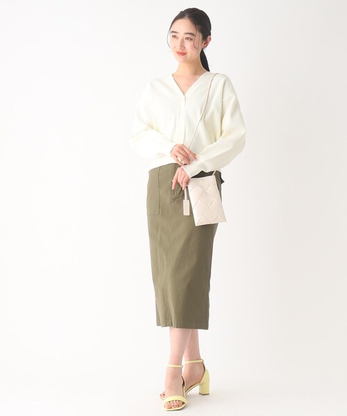 OPAQUE.CLIP（オペークドットクリップ）の「◆≪ヒルナンデス！で紹介≫ メッシュミニショルダーバッグ（ショルダーバッグ・レディース・ピンク系/ブラック/オフホワイト/ダークグリーン・00）」の9枚目の写真