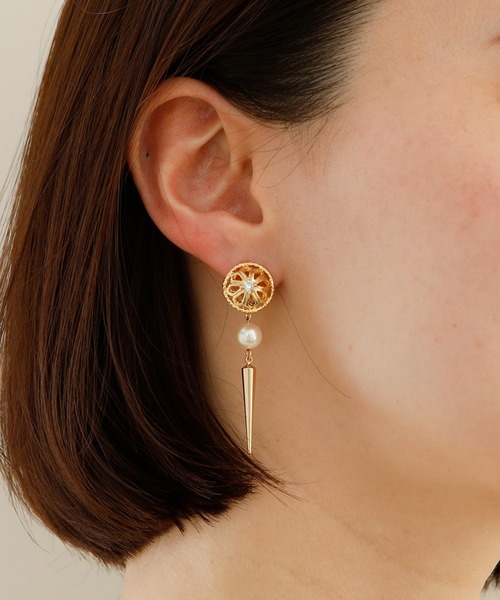 JewCasデザインキャッチ単体 Ear Jacket バックキャッチ[JC4416