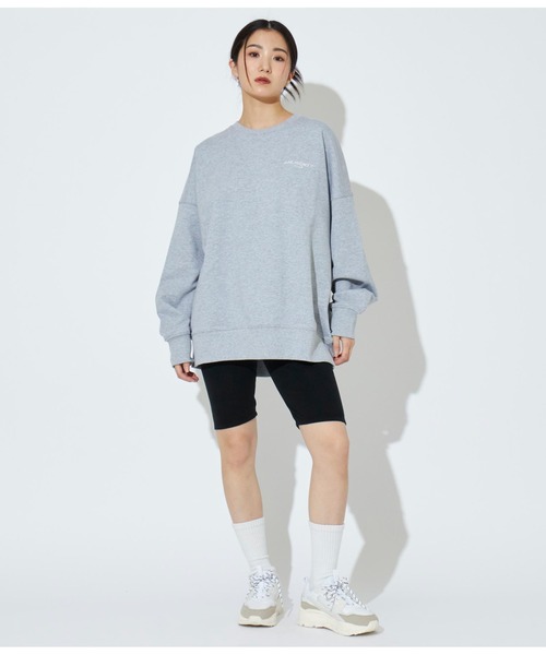 ANLIBERTY ANAP（アンリバティアナップ）の「ANLIBERTYロゴゴムハーフレギンス（レギンス/スパッツ・レディース・ブラック/グレー・S/M）」の13枚目の写真