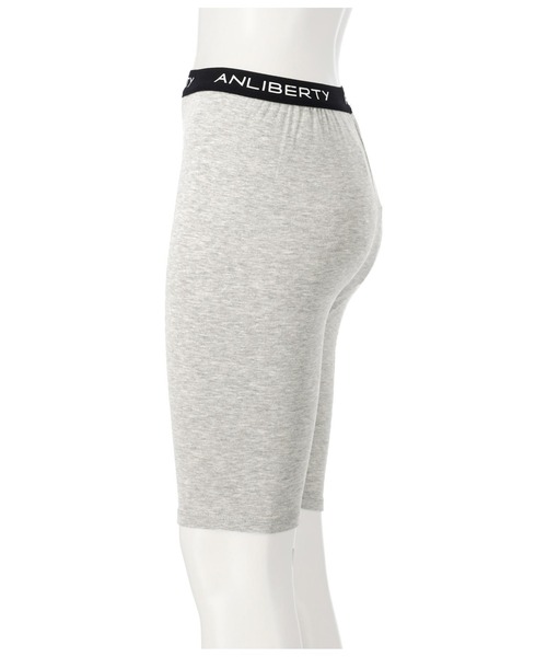 ANLIBERTY ANAP（アンリバティアナップ）の「ANLIBERTYロゴゴムハーフレギンス（レギンス/スパッツ・レディース・ブラック/グレー・S/M）」の18枚目の写真