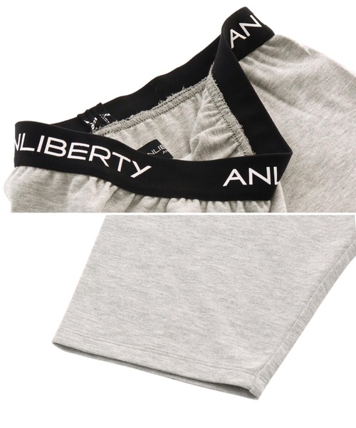ANLIBERTY ANAP（アンリバティアナップ）の「ANLIBERTYロゴゴムハーフレギンス（レギンス/スパッツ・レディース・ブラック/グレー・S/M）」の16枚目の写真