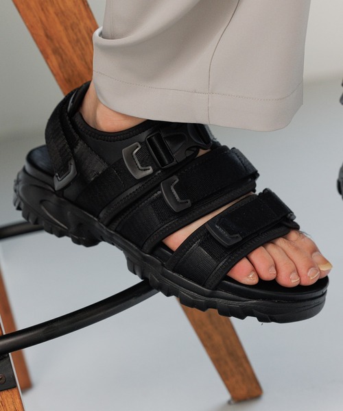 RAGEBLUE（レイジブルー）の「スニーカーソールサンダル（サンダル・メンズ・ブラック/ブラック系その他・MEDIUM/LARGE）」の18枚目の写真