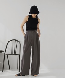 hellam | ツータックワイドパンツ(その他パンツ)