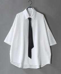 SITRY | wide dress shirt with tie/ネクタイ付き ワイド ドレスシャツ(シャツ/ブラウス)