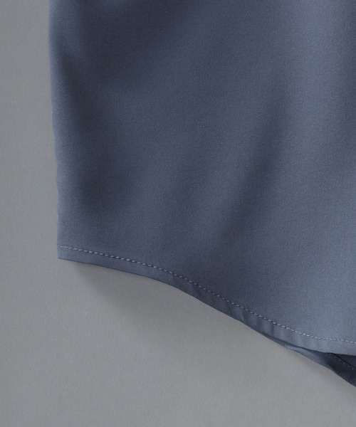 SITRY(シトリー)の「wide dress shirt with tie/ネクタイ付き ワイド ドレスシャツ(シャツ/ブラウス・メンズ・ホワイト/チャコールグレー/ブラック/ベージュ・M/L/XL)」の7枚目の写真