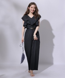 リラックスフリルオールインワン(RIELLE RICHE) rielle richeリラックスフリルオールインワン