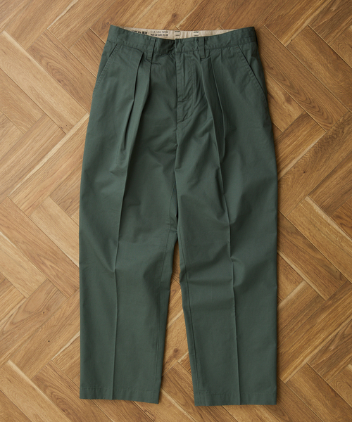 JOURNAL STANDARD relume（ジャーナルスタンダード　レリューム）の「AMERICAN チノスラックス BY SUPIMA USA（チノパンツ・メンズ・ブラックミックス/グリーン系その他/ライトグレー/ベージュ・MEDIUM/LARGE）」の4枚目の写真