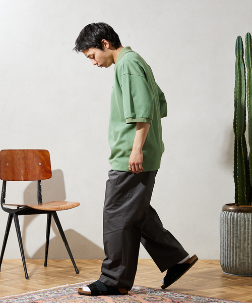 JOURNAL STANDARD relume（ジャーナルスタンダード　レリューム）の「AMERICAN チノスラックス BY SUPIMA USA（チノパンツ・メンズ・ブラックミックス/グリーン系その他/ライトグレー/ベージュ・MEDIUM/LARGE）」の8枚目の写真