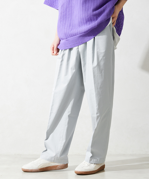 JOURNAL STANDARD relume（ジャーナルスタンダード　レリューム）の「AMERICAN チノスラックス BY SUPIMA USA（チノパンツ・メンズ・ブラックミックス/グリーン系その他/ライトグレー/ベージュ・MEDIUM/LARGE）」の14枚目の写真