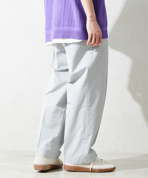 JOURNAL STANDARD relume（ジャーナルスタンダード　レリューム）の「AMERICAN チノスラックス BY SUPIMA USA（チノパンツ・メンズ・ブラックミックス/グリーン系その他/ライトグレー/ベージュ・MEDIUM/LARGE）」の16枚目の写真