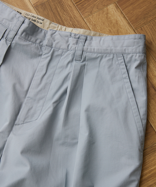 JOURNAL STANDARD relume（ジャーナルスタンダード　レリューム）の「AMERICAN チノスラックス BY SUPIMA USA（チノパンツ・メンズ・ブラックミックス/グリーン系その他/ライトグレー/ベージュ・MEDIUM/LARGE）」の18枚目の写真