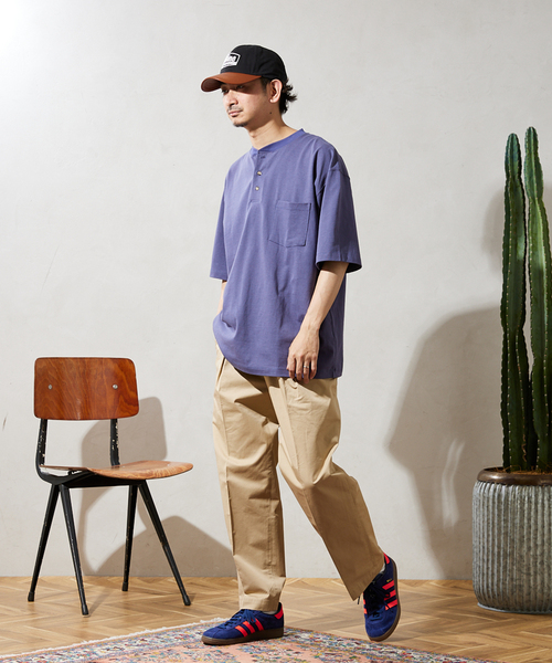 JOURNAL STANDARD relume（ジャーナルスタンダード　レリューム）の「AMERICAN チノスラックス BY SUPIMA USA（チノパンツ・メンズ・ブラックミックス/グリーン系その他/ライトグレー/ベージュ・MEDIUM/LARGE）」の20枚目の写真