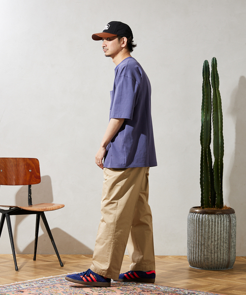 JOURNAL STANDARD relume（ジャーナルスタンダード　レリューム）の「AMERICAN チノスラックス BY SUPIMA USA（チノパンツ・メンズ・ブラックミックス/グリーン系その他/ライトグレー/ベージュ・MEDIUM/LARGE）」の21枚目の写真