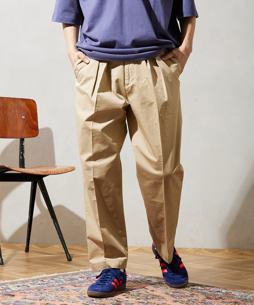 JOURNAL STANDARD relume（ジャーナルスタンダード　レリューム）の「AMERICAN チノスラックス BY SUPIMA USA（チノパンツ・メンズ・ブラックミックス/グリーン系その他/ライトグレー/ベージュ・MEDIUM/LARGE）」の22枚目の写真