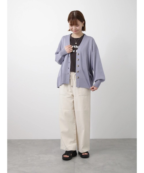 Lugnoncure（ルノンキュール）の「リラックスデニムパンツ（デニムパンツ・レディース・ブルー/オフホワイト/ネイビー・ﾌﾘ-）」の15枚目の写真